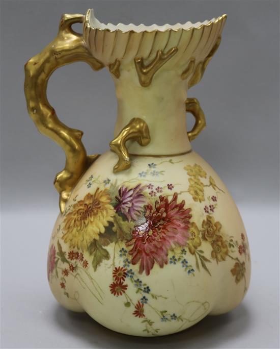 A Royal Worcester blush vase, H.23cm